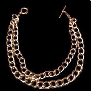 Double chain necklace